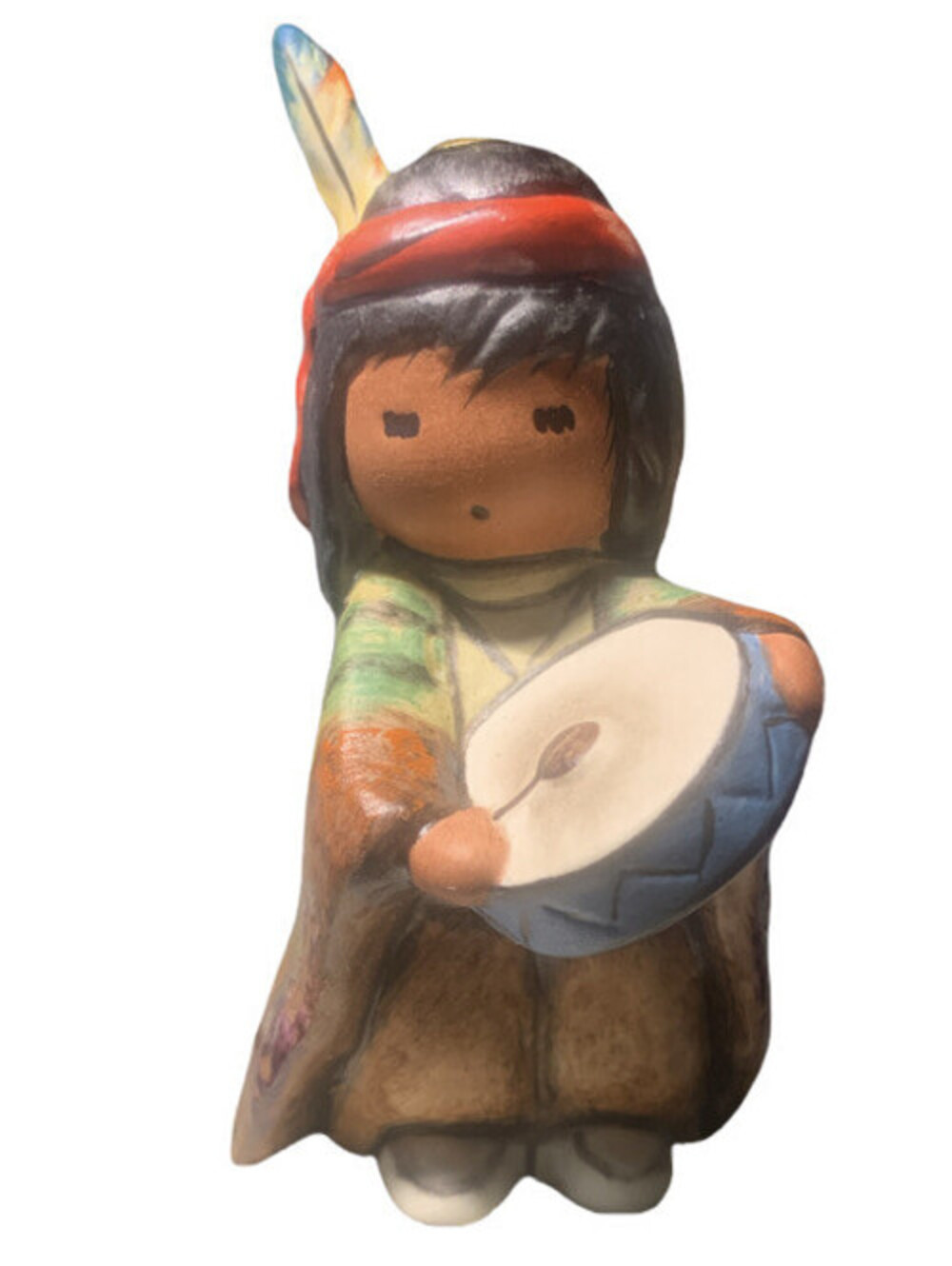 Goebel DeGrazia PIMA INDIAN DRUMMER BOY NO BOX Made In W. Germany